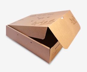 三層牛皮紙盒(四折盒)