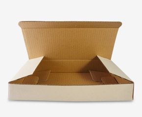 三層白色牛皮紙盒(插底型)